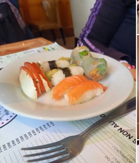 Assortiment de Sushi Et Tomates Mozzarella